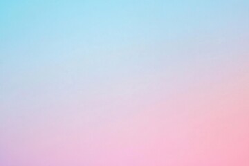 A smooth gradient of soft pink transitioning to light blue in a tranquil background setting