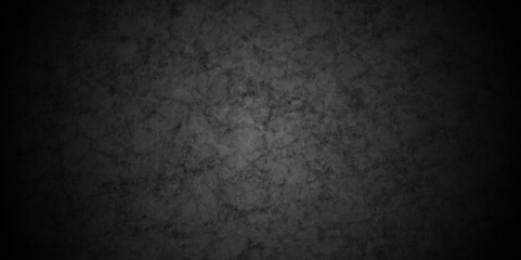 Abstract dark black and stone grungy wall backdrop texture background. Blank black concrete texture surface background. dark texture chalk board and black board background.