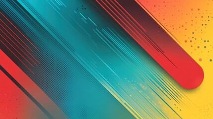 Abstract colorful background with dynamic lines and shapes for design purposes.