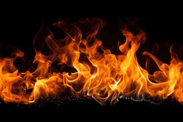 Isolated fire effect,