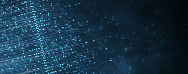 The power of minimalistic tech innovations. Abstract technology background