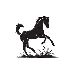 Obraz premium horse icon or logo isolated sign symbol vector illustration - high quality black style vector icons