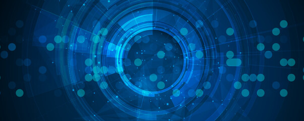 Abstract simplified technology in a digital age