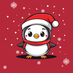 Christmas Bunny Illustration