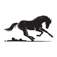 horse icon or logo isolated sign symbol vector illustration - high quality black style vector icons