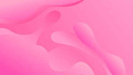 ABSTRACT BACKGROUND PINK GRADIENT SMOOTH LIQUID COLORFUL DESIGN WITH HAND DRAWN SHAPES VECTOR TEMPLATE GOOD FOR MODERN WEBSITE, WALLPAPER, COVER DESIGN 