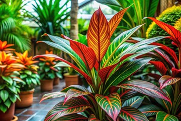 Obraz premium Vibrant Green Long Leaf Plant Creating a Lush and Natural Atmosphere in Indoor or Outdoor Spaces