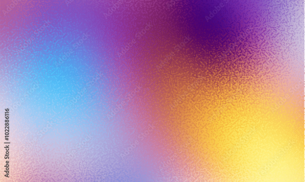 Poster color gradient background, abstract orange grain gradation texture, vector pink noise texture blur a