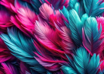 Vibrant Pink and Teal Abstract Background with Dynamic Patterns and Textures for Creative Use