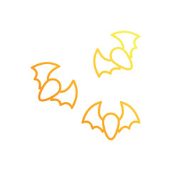 Flying Bat vector icon