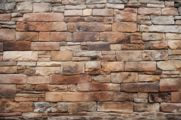 Obraz premium Processed collage of ancient brick wall surface texture. Background for banner, backdrop or texture