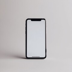 A smartphone on a white background.