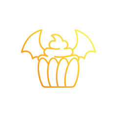 Cupcake  vector icon