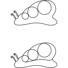 supporting components as a cheerful design requirement on a cute snail background
