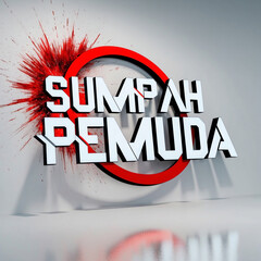 Hari sumpah pemuda or Indonesian youth pledge day logo design