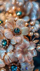 Fototapeta premium Trendy close up of a stylish new accessory or elegant jewelry piece perfect for any outfit