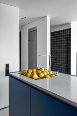 Discover the Modern Kitchen Design with a vibrant Citrus Display that boosts ambiance