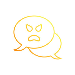 Scary Message vector icon