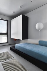 Discover the charm of a Modern Minimalist Bedroom with Unique, Innovative Furniture Design