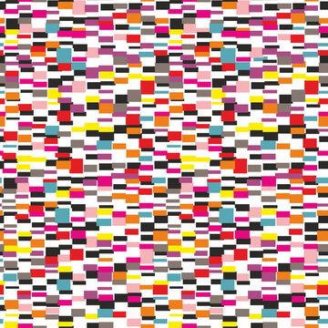 Colorful checks and Boxes Geometric Pattern2