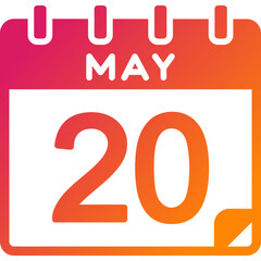 20 May Vector Icon Design