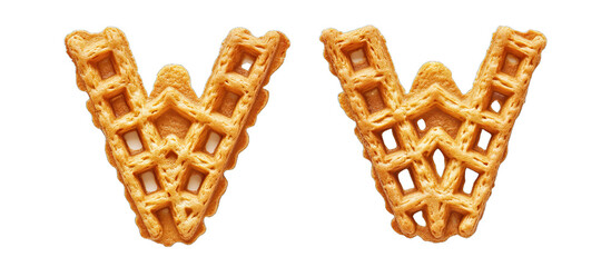 Waffle Letter W