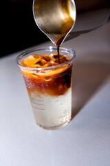 Iced Americano Coffee Making