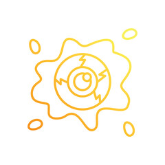 Eye With Blood vector icon