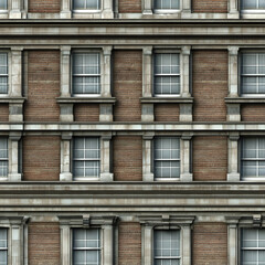 Obraz premium facade of an old building seamless texture