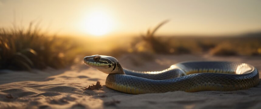 Amethystine Python (Scrub Python scrub python highly detailed and realistic ultrawide 21:9 illustration
