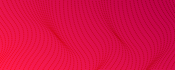 Colorful halftone background with flowing dots