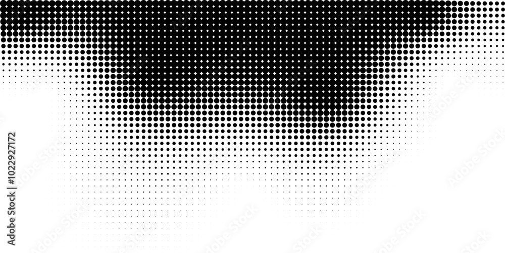 Wall mural abstract halftone dotted background. grain gradient texture background with dots. noise stipple poin