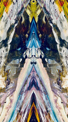 Abstract background wallpaper. Ethnic pattern. Mixtures of oil paint. Trendy hand painting canvas. Wall decor and Wall art prints Idea. 3D Texture. Art object