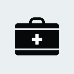 Medical bag icon stock illustration