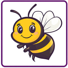 Beautiful Bee Logo, Bees Design for Your Corporate and Business Graphic Resource or Creative Project, Ai Generative