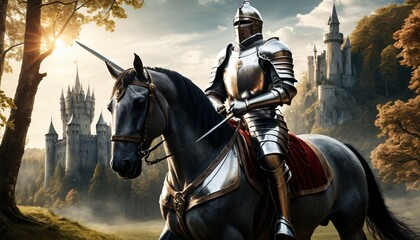 medieval knight in armour