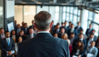 business with colleagues, leadership concept