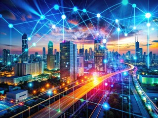 Fototapeta premium Modern Technology and Data Analysis: Insights from Digital Information and Rule-Based Systems