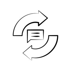 feedback loop icon