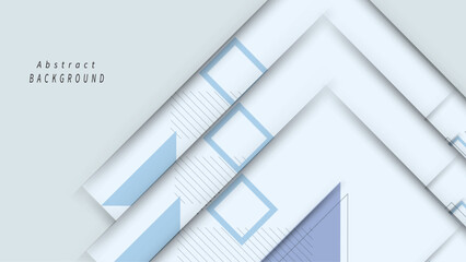Obraz premium Modern Abstract Background with Geometric Shapes and Soft Blue Colors