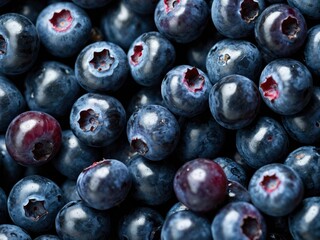 Extreme macro blueberries background. Intense macro view of blueberries