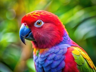 Naklejka premium Plum Head Parrot for Sale - Captivating Avian Beauty with Unique Coloration and Personality Traits
