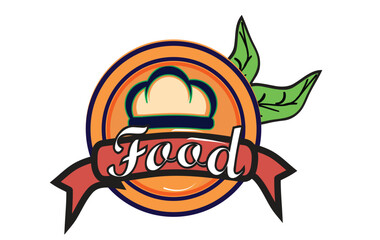 Illustration design of logotype restaurant, Vector design cooking logo. Food ,cooking abstract icon