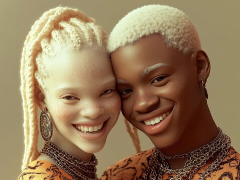 cool african albinos