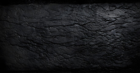 Black leather texture background showing close up of material