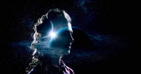 The universe within. Mixed media