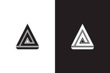 Letter AA logo design.
