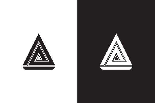 Letter AA logo design.