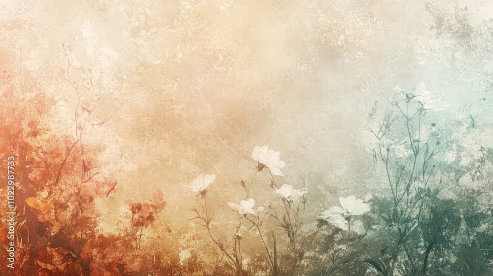 Poster abstract textured artwork featuring soft colors and a dreamy fantasy theme ideal for artistic design