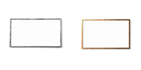 simple thin frame isolated on white, background and border for design